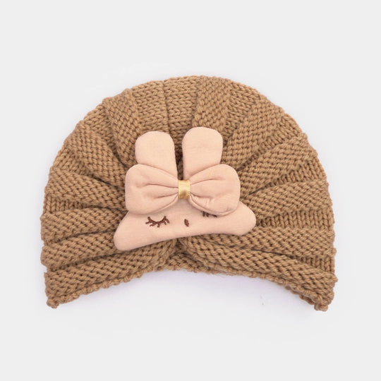 Woolen Baby Turban Cap/Hat