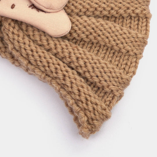Woolen Baby Turban Cap/Hat