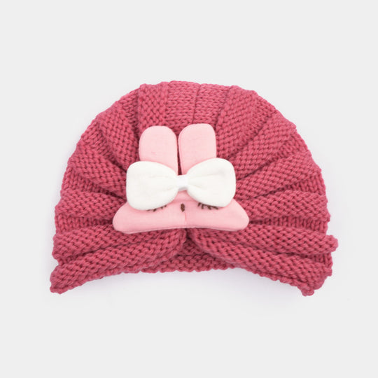 Woolen Baby Turban Cap/Hat