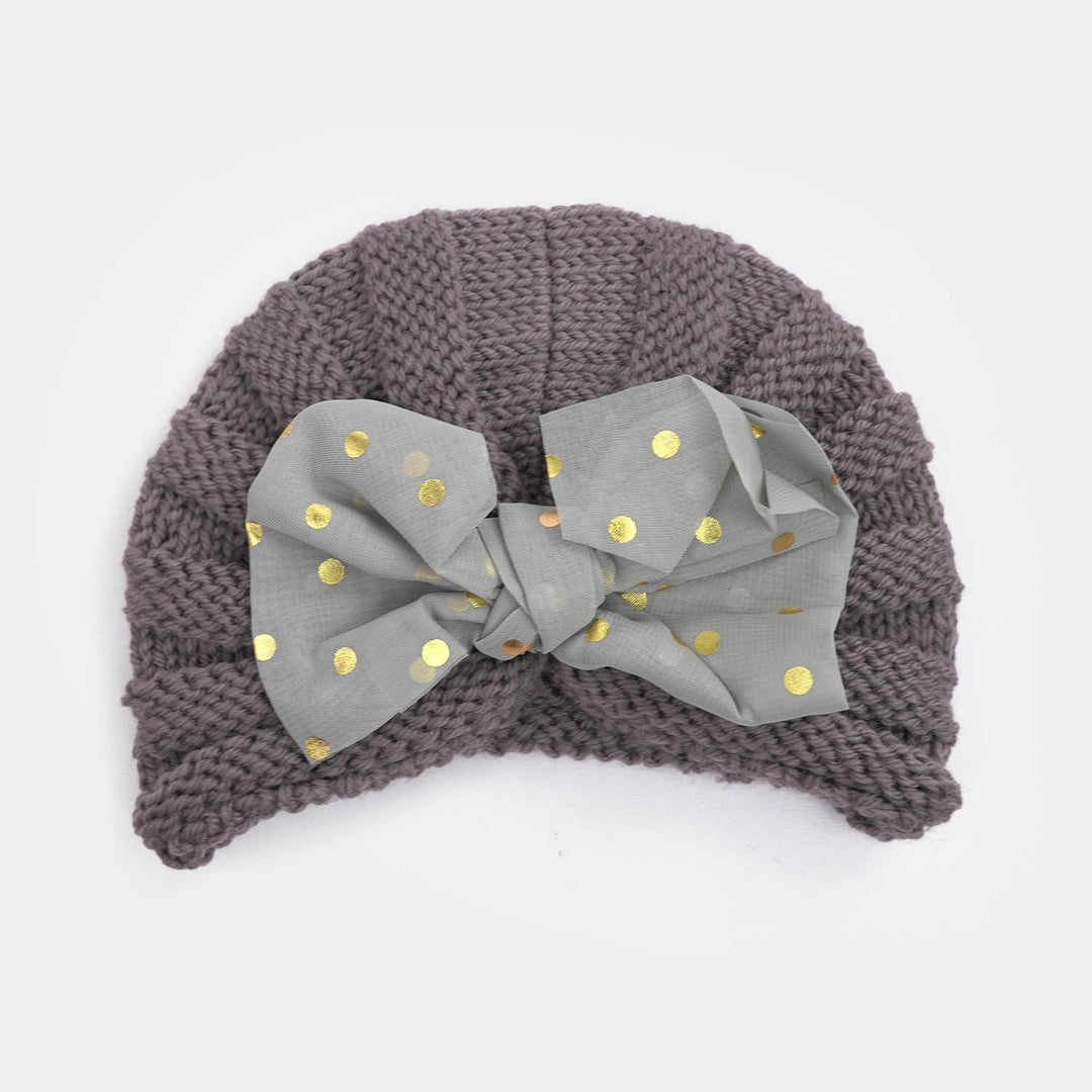 Woolen Baby Turban Cap/Hat