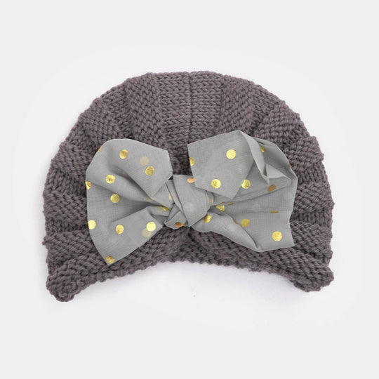 Woolen Baby Turban Cap/Hat