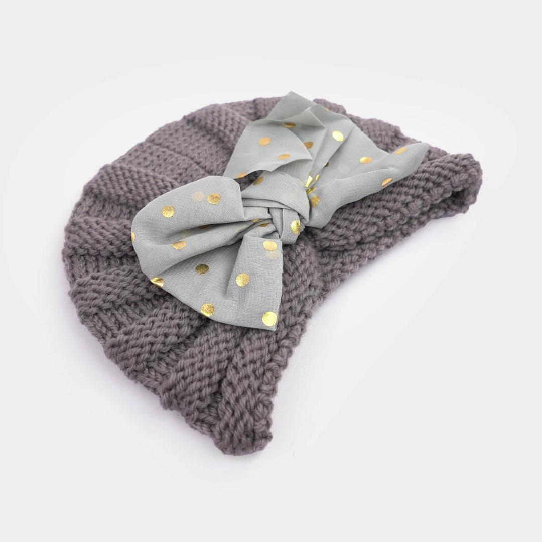 Woolen Baby Turban Cap/Hat