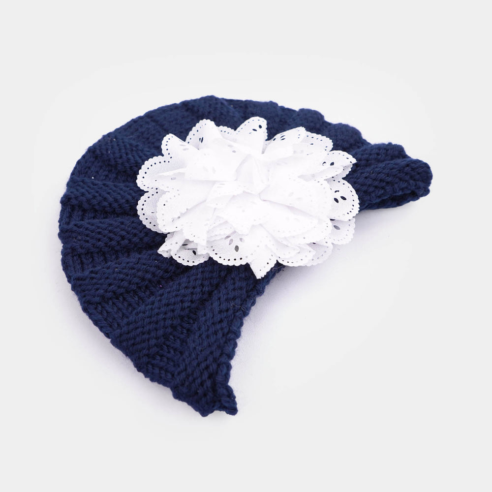 Woolen Baby Turban Cap/Hat