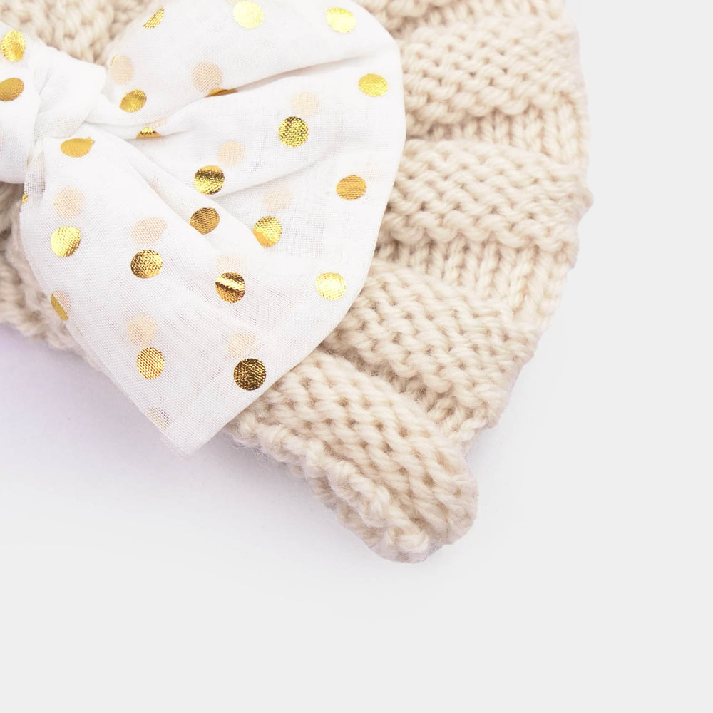 Woolen Baby Turban Cap/Hat