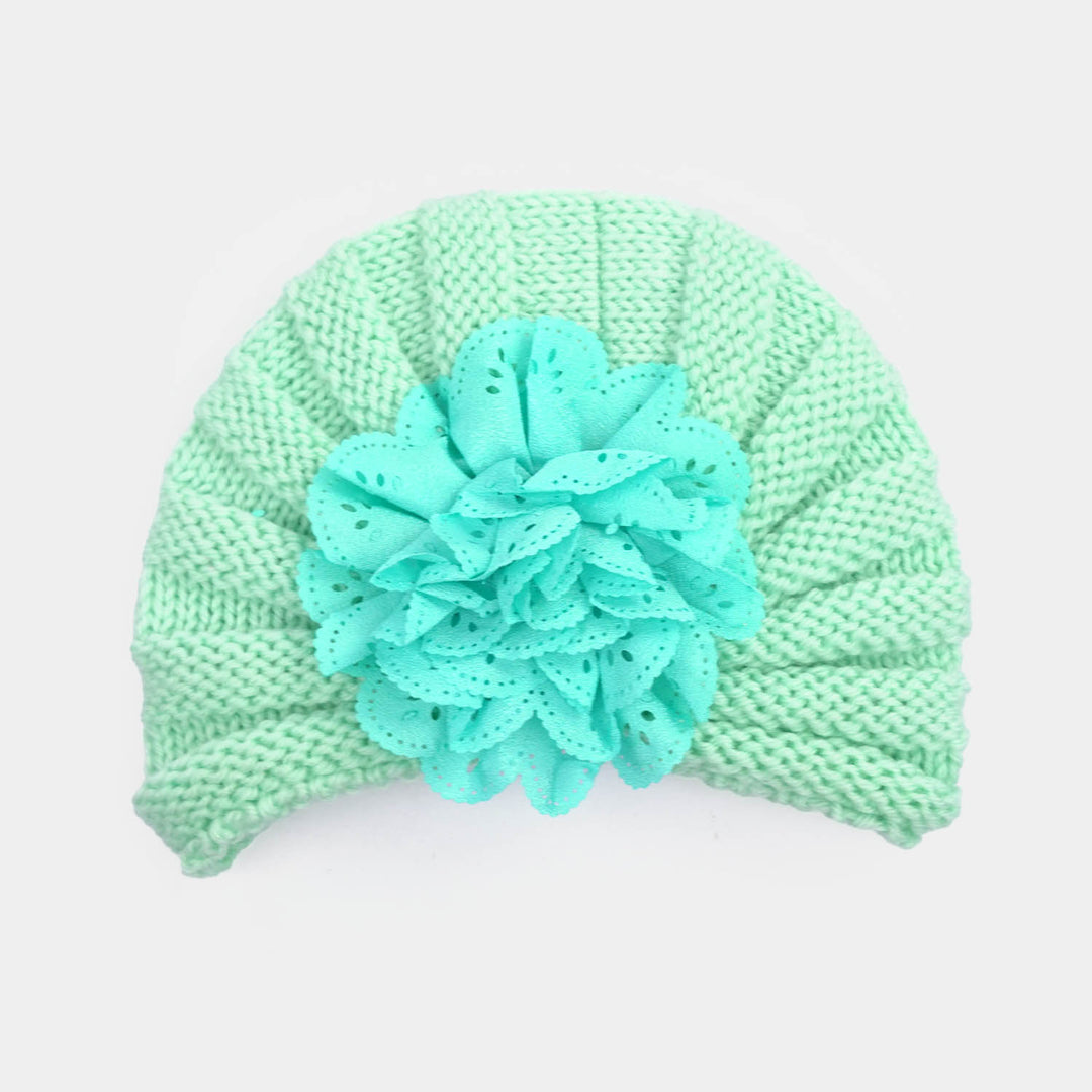 Woolen Baby Turban Cap/Hat