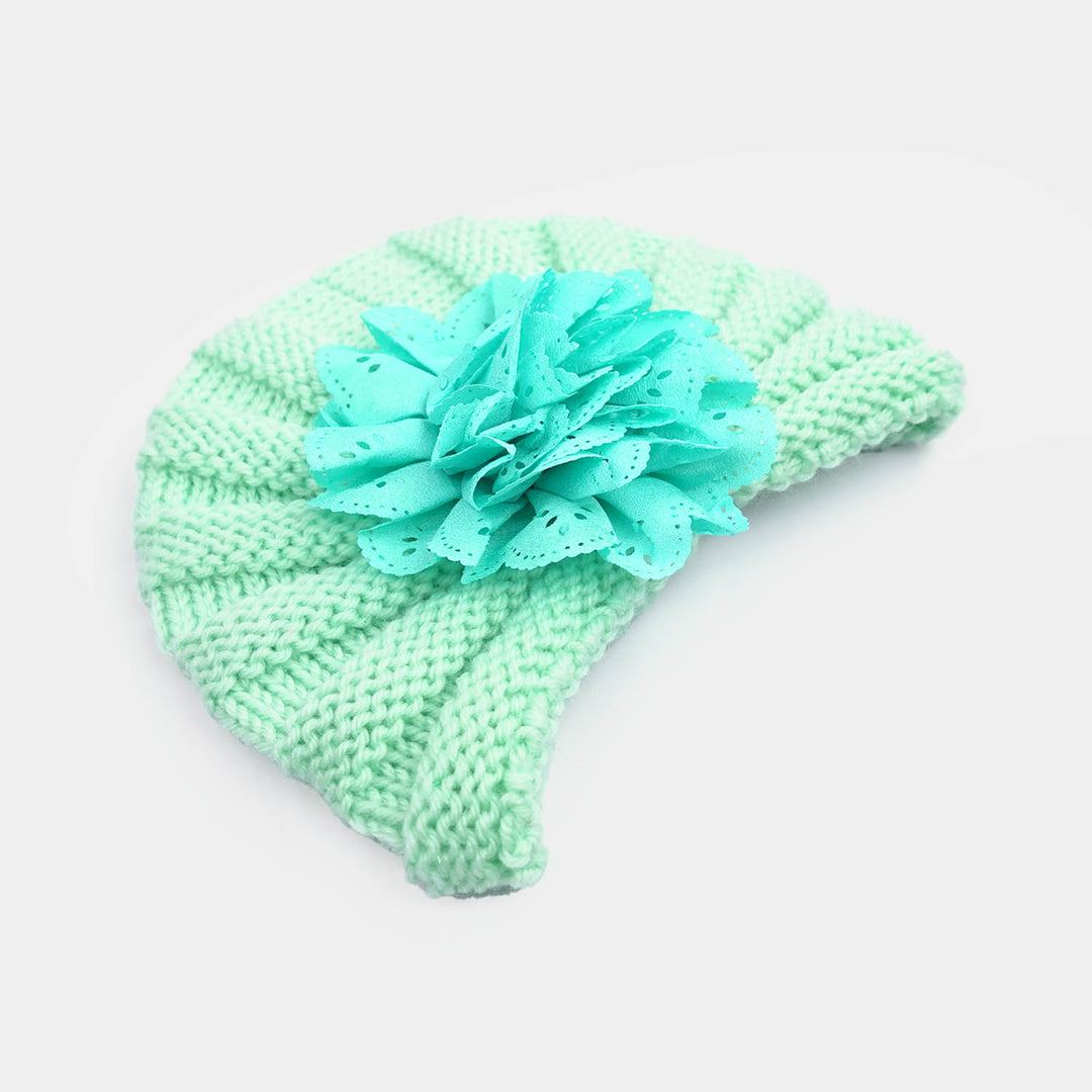 Woolen Baby Turban Cap/Hat