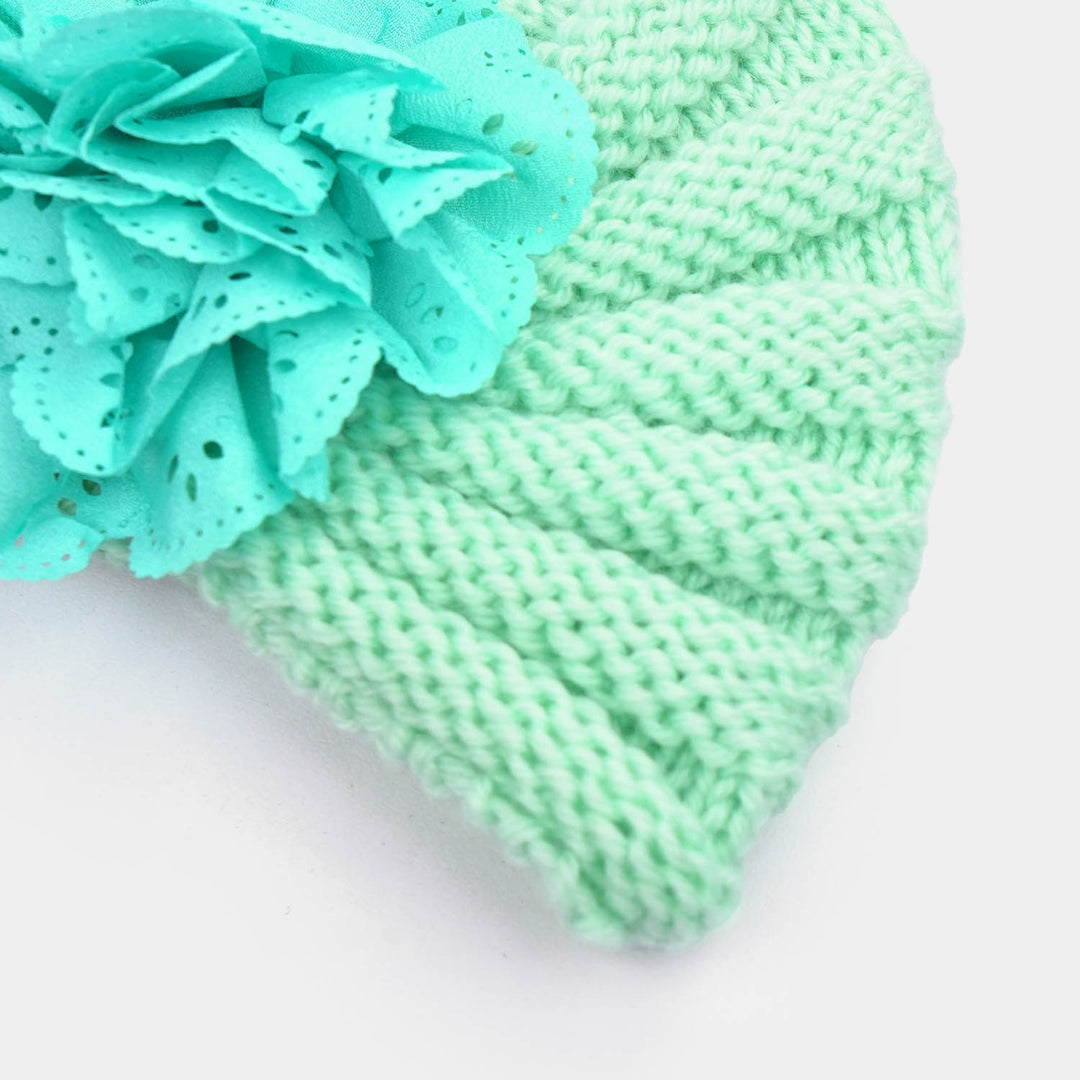 Woolen Baby Turban Cap/Hat