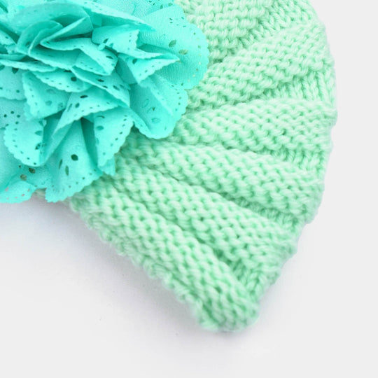 Woolen Baby Turban Cap/Hat