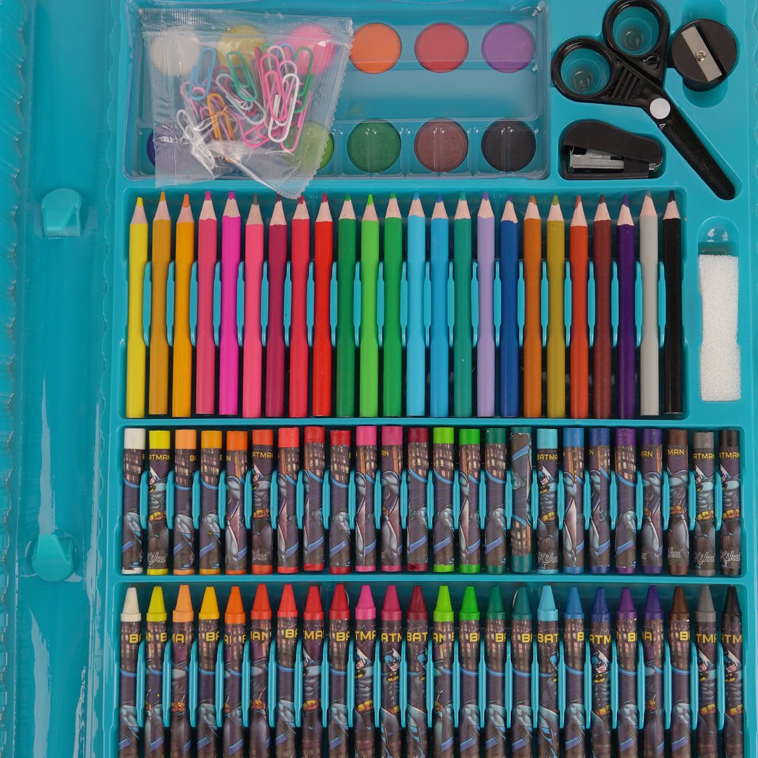 Cartoon Character Multi-Layer Art and Stationery Set