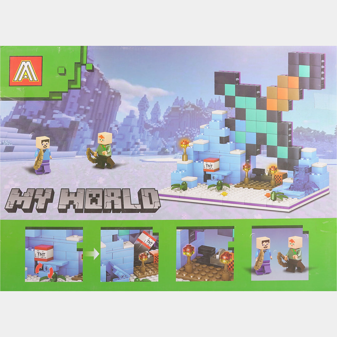 Minecraft Construction Building Block Set