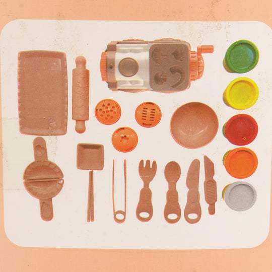 Kids Educational Color Clay Train Toy Set