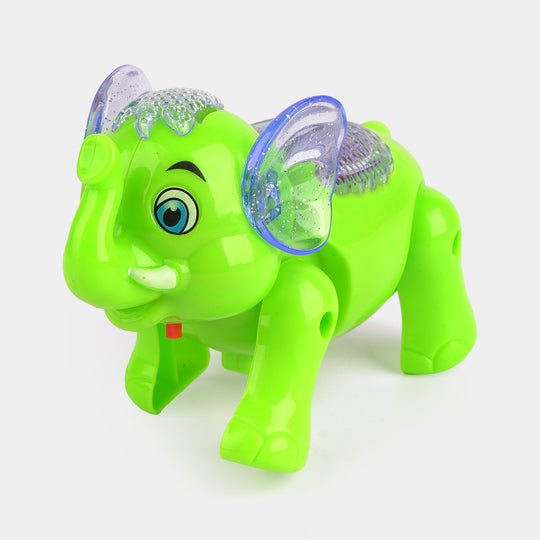 Electric Walking Elephant With Light & Music For Kids