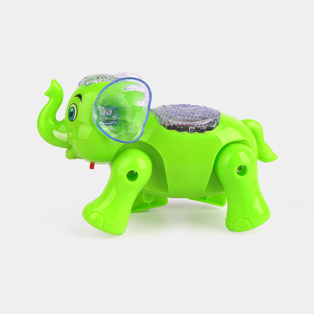 Electric Walking Elephant With Light & Music For Kids