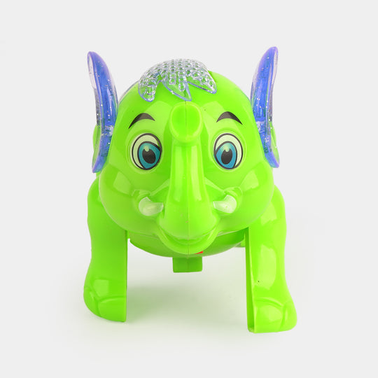 Electric Walking Elephant With Light & Music For Kids