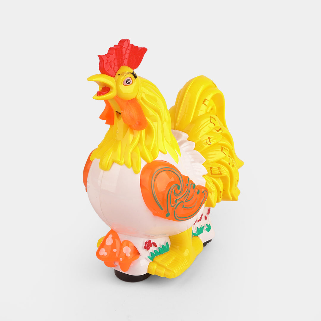 Electric Light-Up and Musical Rooster Toy