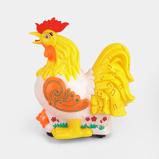 Electric Light-Up and Musical Rooster Toy