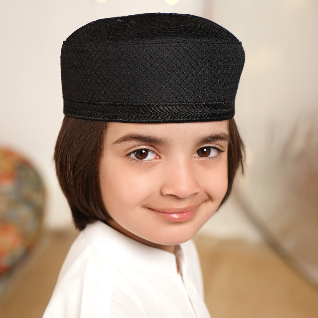 Islamic Prayer Cap-Black