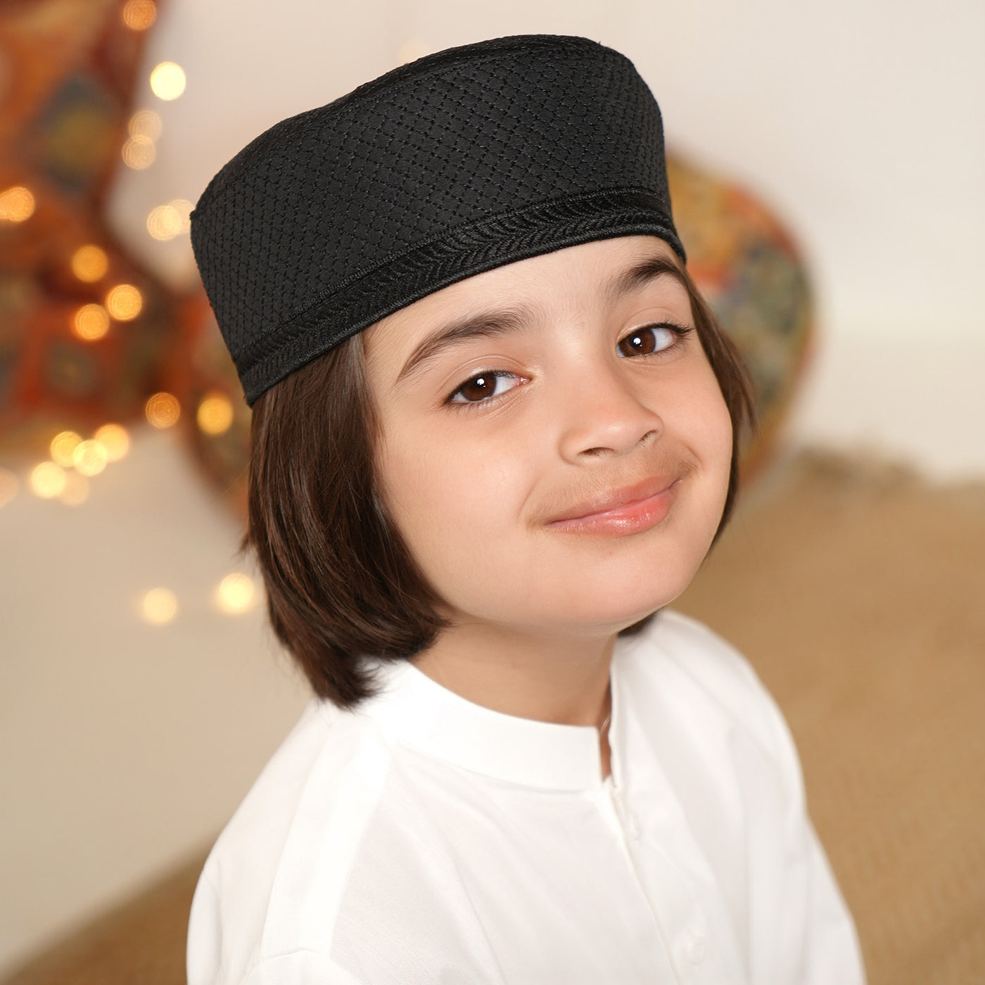 Islamic Prayer Cap-Black