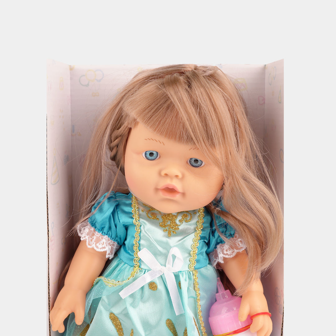 Cute Baby Fashion Doll and Feeding Playset