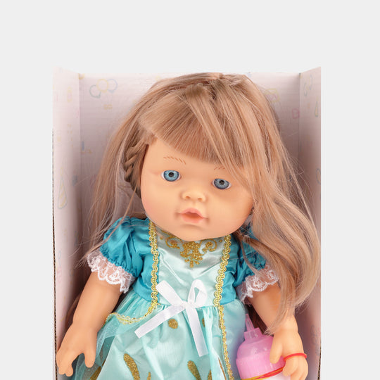 Cute Baby Fashion Doll and Feeding Playset