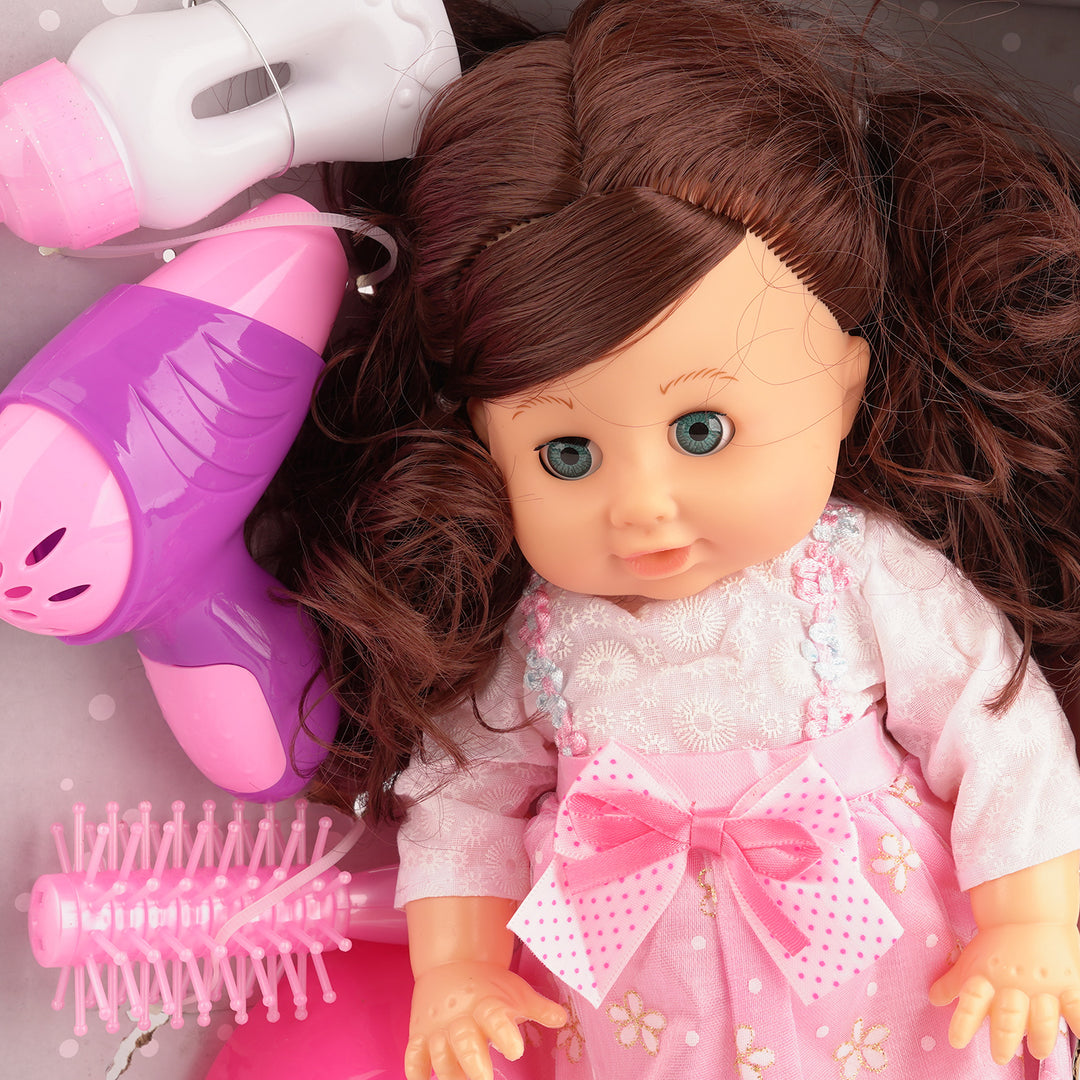 14" Doll Set with Play Accessories