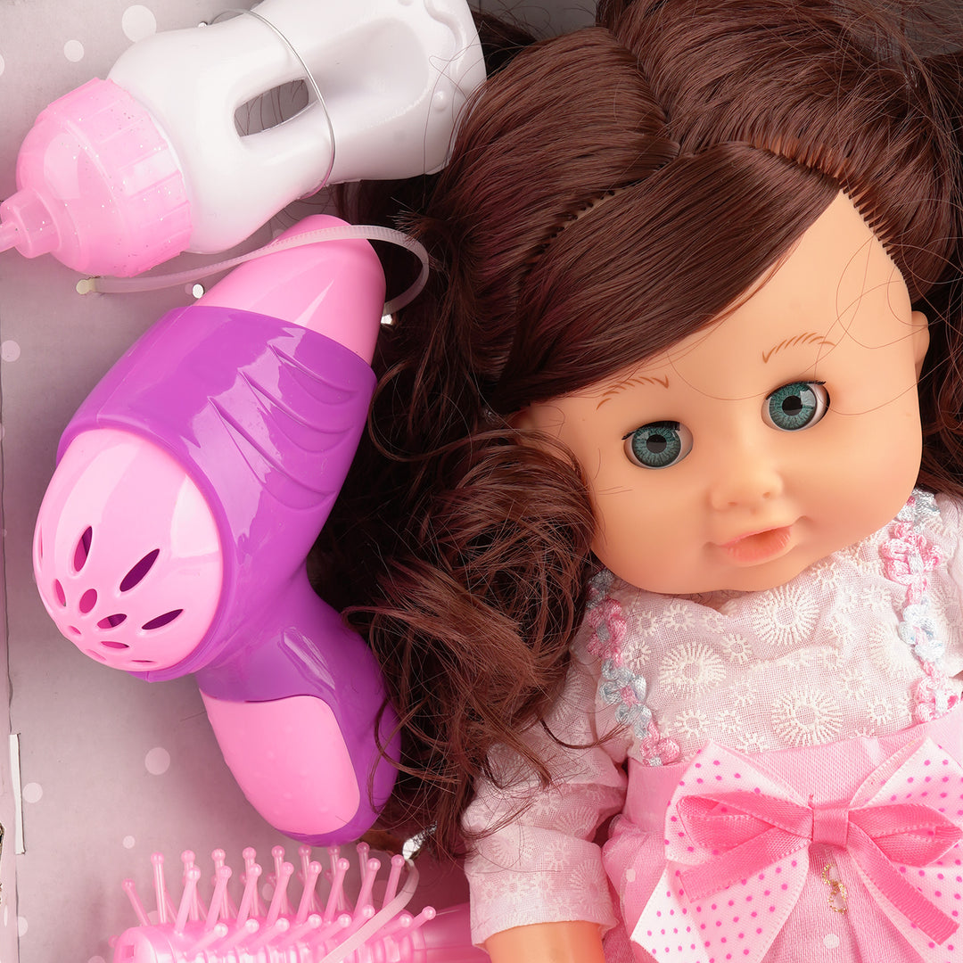 14" Doll Set with Play Accessories