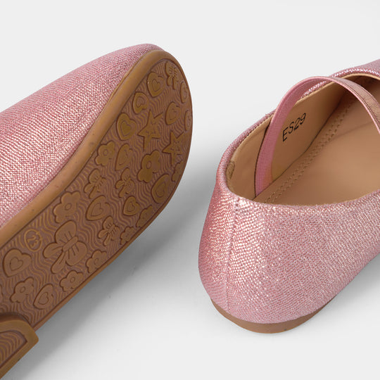 Girls Pumps ES-29-Pink