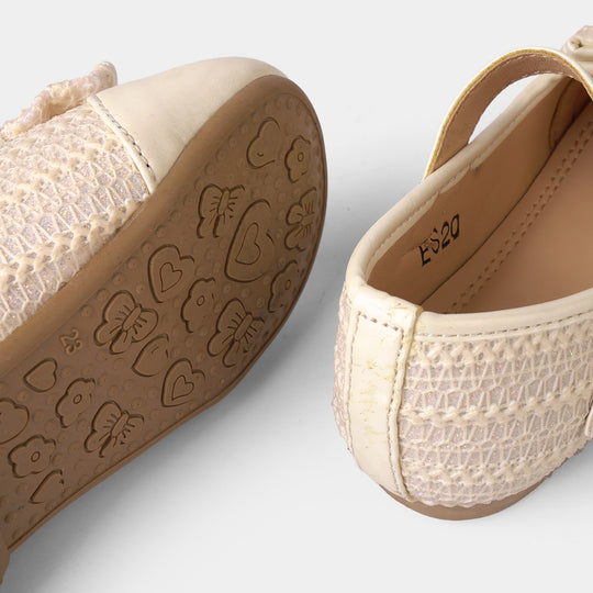 Girls Pumps ES-20-Fawn