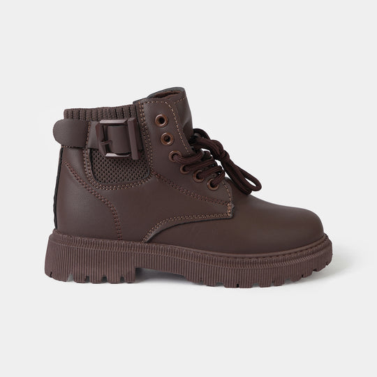 Boys Boots A02-COFFEE