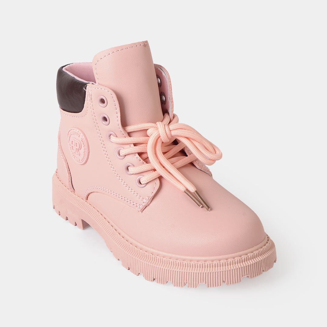 Girls Boots A01-Pink-1