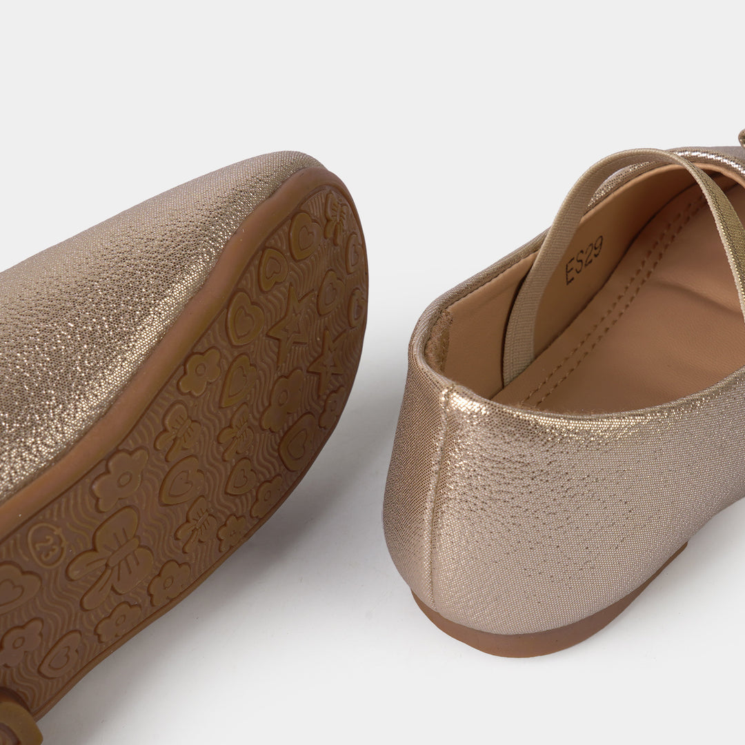Girls Pumps ES-29-GOLDEN