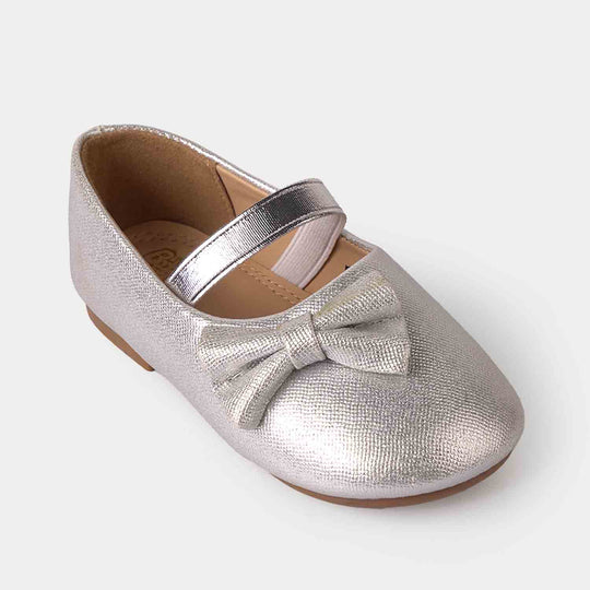 Girls Pumps ES-29-SILVER