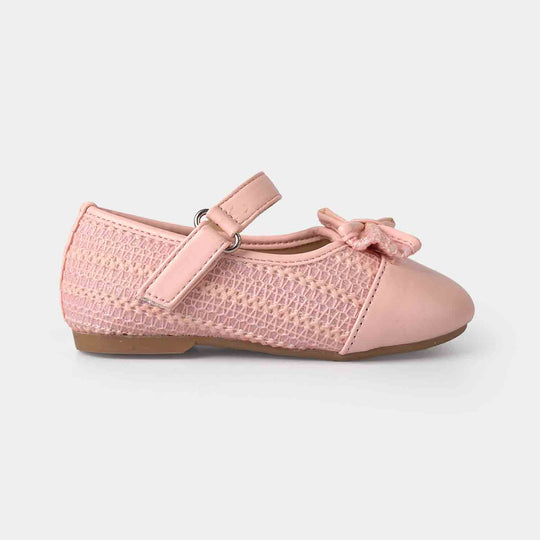 Girls Pumps ES-20-Peach