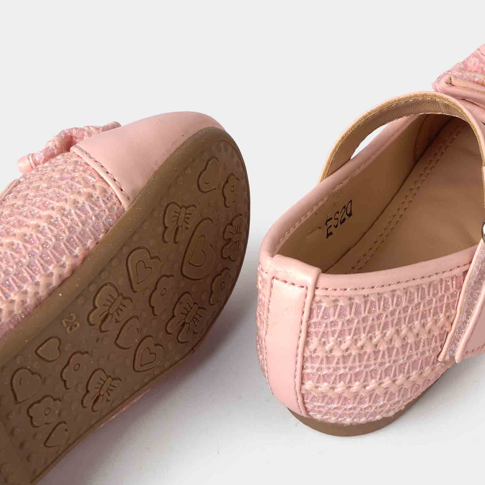 Girls Pumps ES-20-Peach