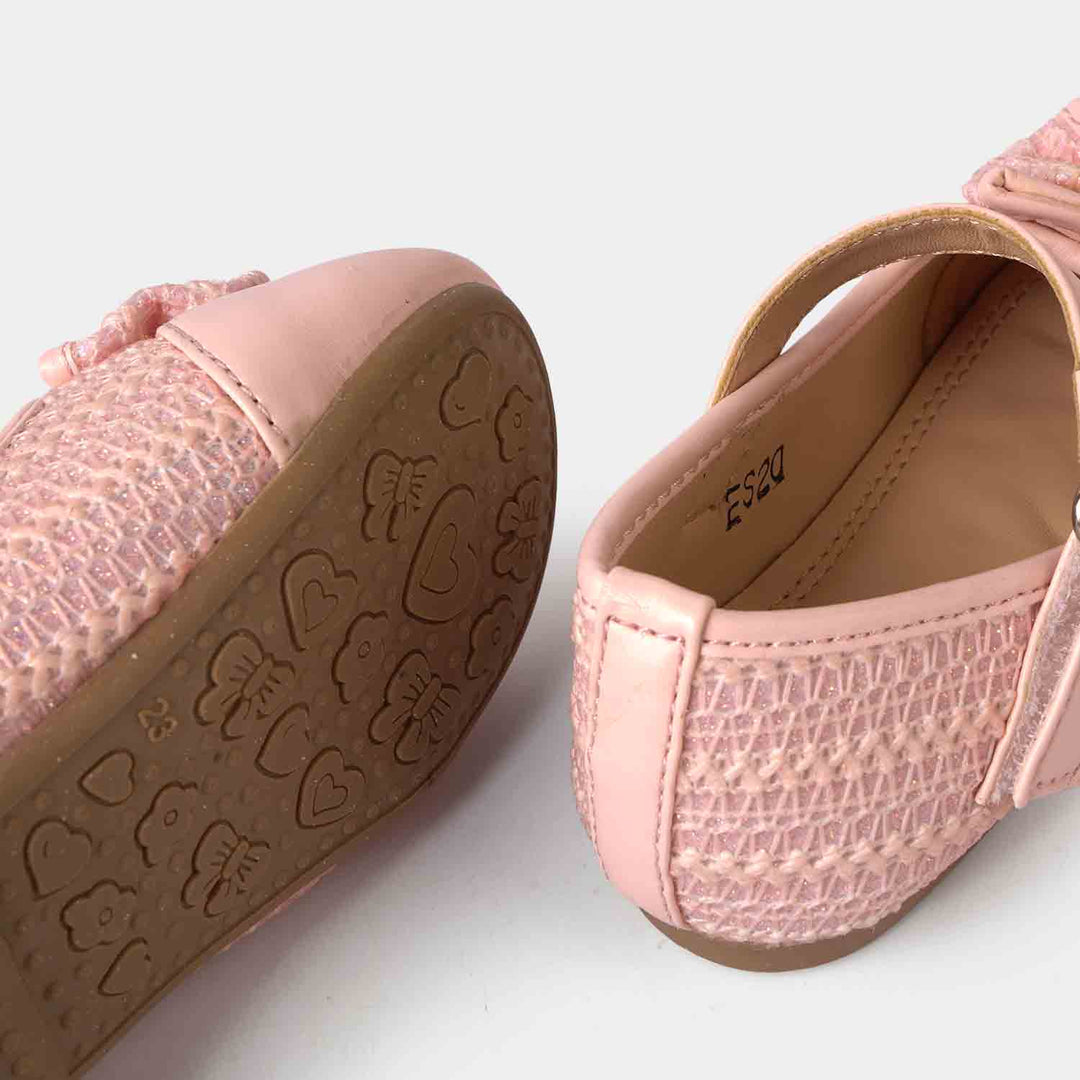 Girls Pumps ES-20-Peach