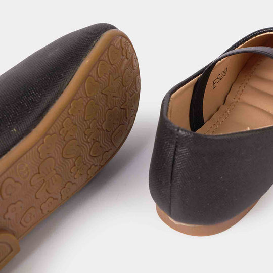Girls Pumps ES-29-BLACK