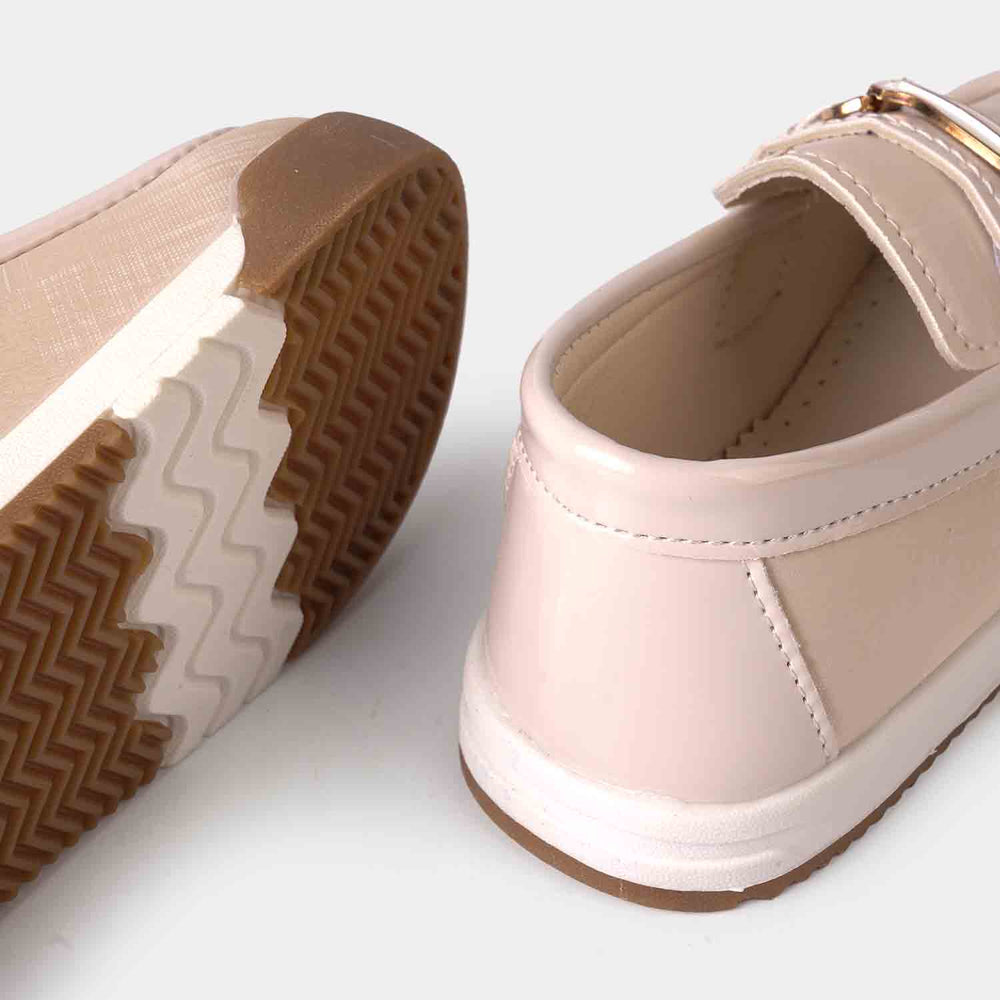 Girls Loafer ST-43-BEIGE
