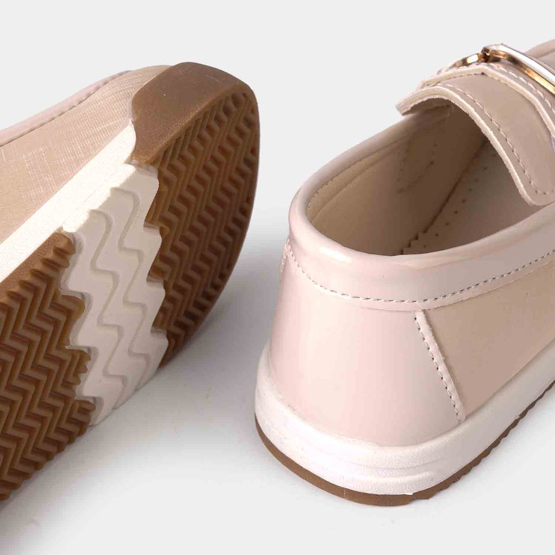 Girls Loafer ST-43-BEIGE