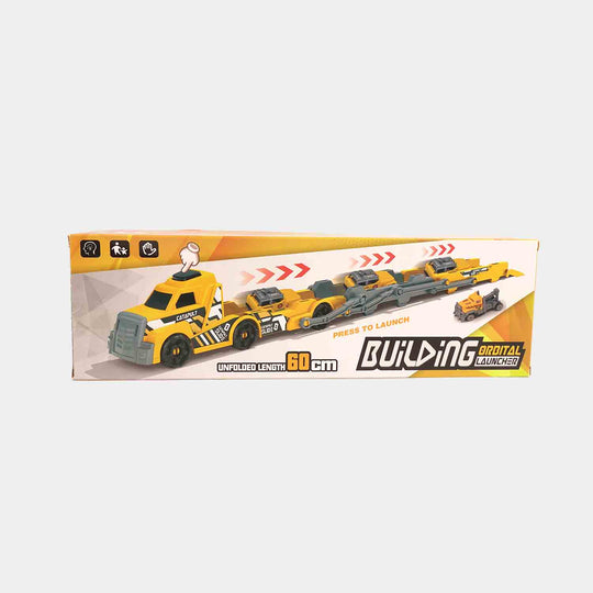 Construction Transport Truck with Mini Vehicles Set