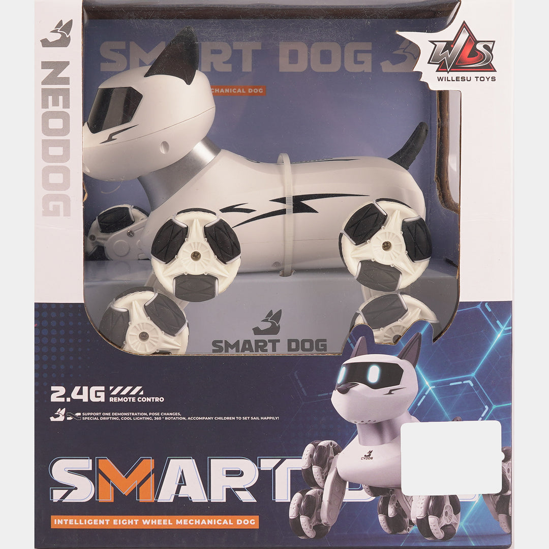 360-Degree Rotating Electronic Toy Dog with Remote