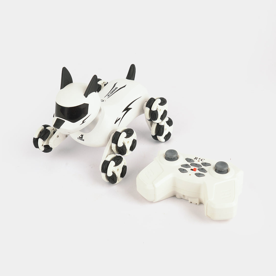 360-Degree Rotating Electronic Toy Dog with Remote