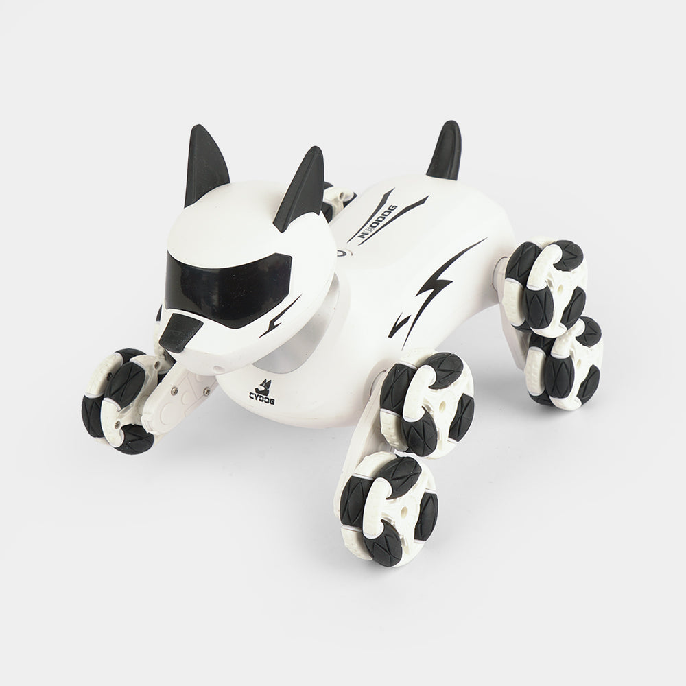 360-Degree Rotating Electronic Toy Dog with Remote