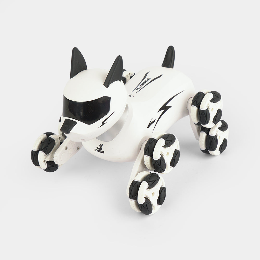 360-Degree Rotating Electronic Toy Dog with Remote