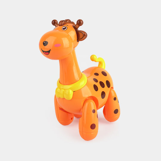 Cute Electric Giraffe with Light & Music Toy