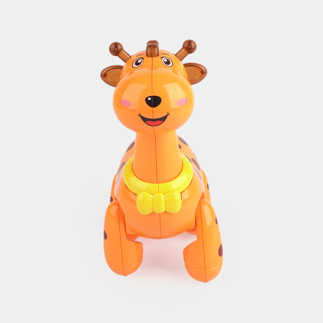 Cute Electric Giraffe with Light & Music Toy