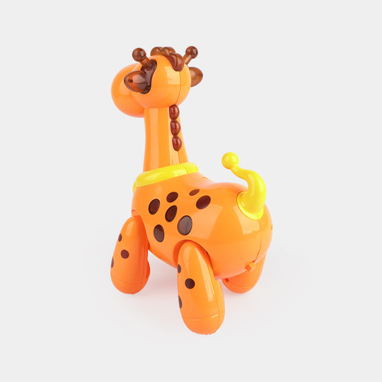 Cute Electric Giraffe with Light & Music Toy
