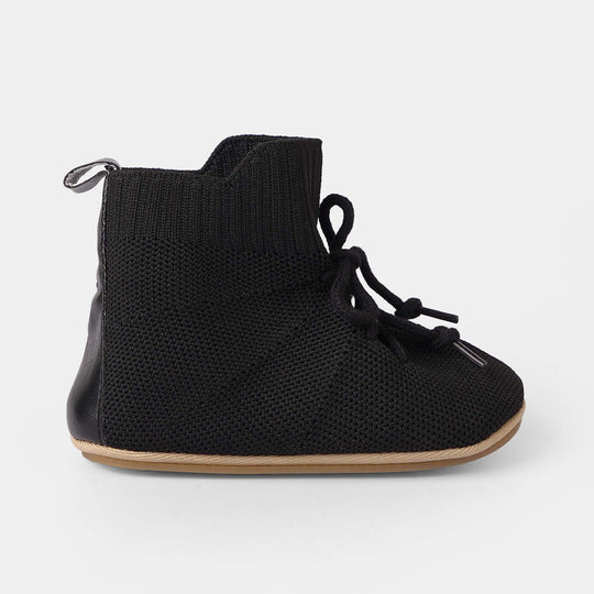 Boys Shoes F49-BLACK