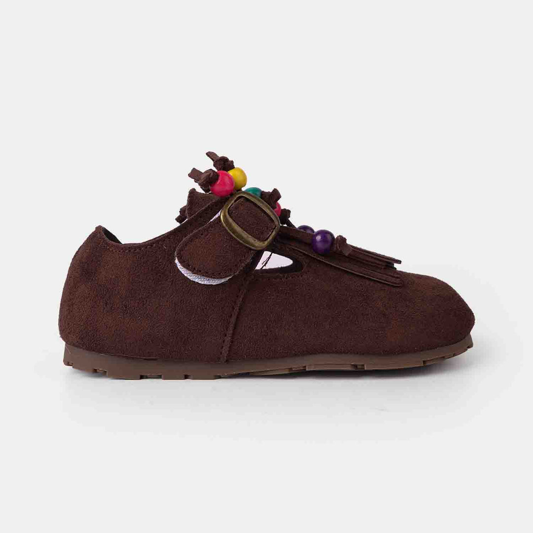 Girls Pumps C12-COFFEE