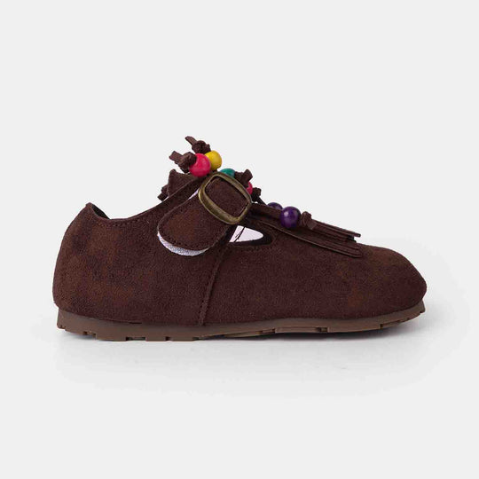 Girls Pumps C12-COFFEE