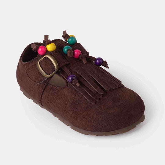Girls Pumps C12-COFFEE